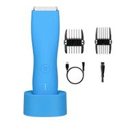 BYYLECL Rasoio per peli del corpo, ricaricabile, IPX7, impermeabile, per capelli bagnati e asciutti, per bikini, ascelle, gambe, braccia, corpo, viso, blu