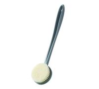 BYYLECL Spazzola da doccia con manico lungo, morbida spazzola esfoliante da 36 cm, riutilizzabile, esfoliante, massaggiante, verde scuro