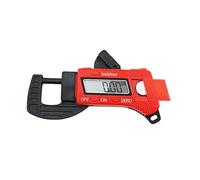 BYYLECL Strumento di spessimetro elettronico, mini spessimetro digitale 0-12.7mm gamma quadrante digitale spessimetro calibro calibro larghezza misura strumenti rosso
