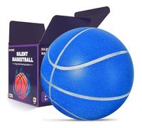 BYYNNE Silent Basketball Taglia 7 (74,9 cm) - Pallacanestro da interno silenzioso per dribbling silenzioso e allenamento indoor, Pro Grooved Airless PU Foam Basket - Real Feel Higher Bounce Silenzioso