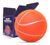 BYYNNE Silent Basketball Taglia 7 (74,9 cm) - Pallacanestro da interno silenzioso per dribbling silenzioso e allenamento indoor, Pro Grooved Airless PU Foam Basket - Real Feel Higher Bounce Silenzioso