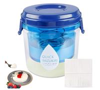 BYZESTY Colino per yogurt greco fatto in casa, per yogurt, yogurt, per formaggio, yogurt, yogurt, con filtro a rete, panno filtrante