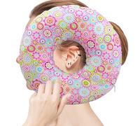 BYZESTY Piercing Cuscino Con Foro: Cuscino a Ciambella, Cuscinos per Piercing Con Foro, Cuscinos Con Foros per Orecchio, Cuscinoes per Piercings All’orecchio (Rosso)