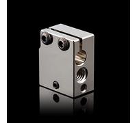 BZ 3D Blocco Riscaldante Rame Placcato Volcano,PT100 Volcano Heater Block Blocco Riscaldatore con Calza in Silicone per Stampante 3D Volcano Hotend,FLSUN SR,Sidewinder X1 X2.(1 Pezzo)
