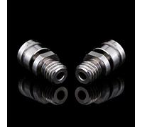 BZ 3D CR10 Titanium Alloy HeatBreak For All Metal Hotend Ender 3/Ender 3 V2 /Ender 5 /Pro CR-10/ CR10S/ CR-10S PRO/CR-6 SE/Max/Heat Break 1.75mm Filament Smooth.(2PCS)