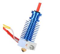 BZ 3D Prusa i3 MK2S Hotend 12V 40W Upgrade Kit per Prusa i3 MK2,MK2S,MK2.5,MK2.5S V6 Hotend 12V Kit,V6 Bimetallico Heatbreak,Blocco Riscaldante Alluminio,V6 Ugello Ottone 0,4mm.