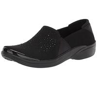 BZees Ciabatte da Donna Poppyseed, Strass Neri, 41 EU