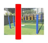 BZJPRFC Imbottitura for Canestro da Basket for Impieghi Pesanti,Involucri for Pali Rotondi for Esterni,Cuscino Protettivo for Tutte Le Stagioni,Facile da Installare E Rimuovere(Red,Diameter 8.7inch)