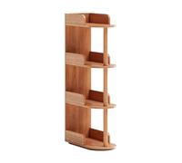 BZJPRFC Libreria Creativa, Portaoggetti In Legno, Espositore For Libri E Riviste A 3/4 Livelli, For Soggiorno, Camera Da Letto, Ufficio, Portata 100 Kg(Color1,4-Tier)