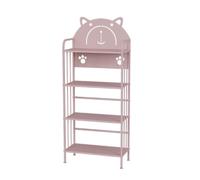 BZJPRFC Libreria For Bambini Con Organizer For Giocattoli, Libreria Indipendente Con 3/4 Ripiani, Piedini Regolabili, For Soggiorno, Camera Da Letto, Ufficio(Color1,140x60x28cm)