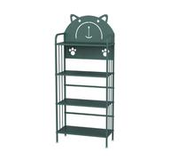 BZJPRFC Libreria For Bambini Con Organizer For Giocattoli, Libreria Indipendente Con 3/4 Ripiani, Piedini Regolabili, For Soggiorno, Camera Da Letto, Ufficio(Green,140x60x28cm)