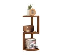 BZJPRFC Libreria Semplice E Creativa A 2/3 Ripiani, Contenitore For Libri In Legno, Organizer For Riviste Da Terra, For Soggiorno, Camera Da Letto, Ufficio, Portata 80 Kg(Color2,2-Tier)