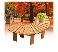 BZJPRFC Panchine Semicircolari For Esterni, Panca In Legno Avvolgente, Sedia Da Giardino, Strisce Di Legno Unite Insieme, Forma Che Si Estende All'infinito(Ccolor2)