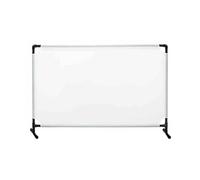 BZJPRFC Pannello Divisorio Portatile for Ping-Pong, Pannello Divisorio Leggero for Il Perimetro del Campo, Divisori for Il Campo con Telaio in PVC, capacità di Carico di 80 kg(White,5 Pieces)