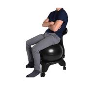 BZJPRFC Sedia Balance Ball con Ruote E Supporto for La Schiena
