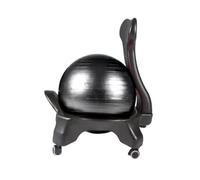BZJPRFC Sedia da Yoga con Palla di Stabilità da 55 Cm | Sedia ergonomica con palla for esercizi, capacità di peso di 250 kg, migliora la postura e la forma del corpo