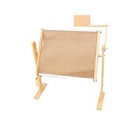 BZJPRFC Supporto for Ricamo da Pavimento in Legno Massello, Rastrelliera for Punto Croce Regolabile A 360 Gradi, Sussidi Didattici for E Tessitura A Mano, for Progetti