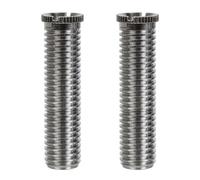 BZKSER Set da Vite Cava Tappo Lavandino Cucina - 2Pcs Vite Cava per Lavello Universale Filtro Lavello Addensare Acciaio Inox Viti Fissaggio Cestello Lavello per Tappo Ricambi (M12X70mm)