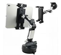 BZMLDXW Supporto per tablet per cruscotto e parabrezza dell'auto, rotazione a 360°, supporto per iPad da 4,7 a 12,9 pollici, con ventosa in gel e cuscinetto in TPU (supporto per tablet a ventosa)