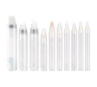 Bzocio 10 Confezioni di Pennarelli Ricaricabili, Vuoti, per Pittura Ad Olio, Acrilici, Acquerelli, Scarabocchi e Disegno su Carta. Accessori per Pennarelli.