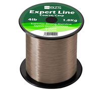 BZS Expert Fishing Line Monofilament Carp Line Brown And Clear Monofilament Spools (4lb 1.8Kg / 3,273m, Brown Monofiliment Line)