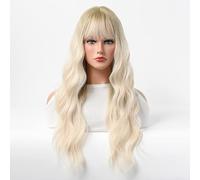 BZSQD 60-70CM Parrucche Viola Chiaro/Marrone Nero Per Le Donne Accessori Per Capelli Per Ragazze Ricci Nelle Feste Di Viaggio Quotidiane Carnevale