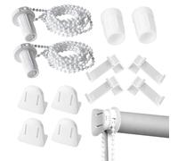 Bztzhm 2 Set Kit Di Riparazione Per Tende A Rullo, 17mm Raccordi per Tende a Rullo, Tende a rullo per interni senza forare, Accessori per Tende a Rullo, Veneziane da interno, Tende oscuranti a rullo