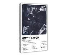 bzuda Poster su tela con album musicale, motivo: Meet The Woo, decorazione per camera da letto, ufficio, camera da letto, regalo, 30 x 45 cm