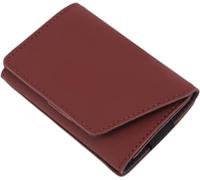BZVCRTYKL Portafoglio sottile e minimalista, portafoglio porta carte in pelle comodo e di grande capacità pieghevole multifunzione for affari /624 (Color : Brownish Red)