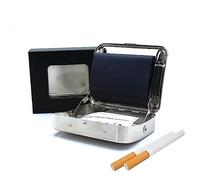 BZVCRTYKL Scatola di rotolamento Automatica for Sigarette di Tabacco in Metallo, Macchina for arrotolare Sigarette Portatile in Metallo, 70 mm - Modello casuale/8036