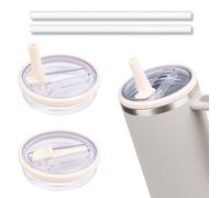 Bzzerumy 2 pezzi Set di accessori della Coppa Stanley, Coperchio con filtro a scorrimento con cannello, compatibile con bicchieri Stanley, Coperchio per cannello della Coppa Stanley, accessori