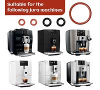 Bzzerumy Set di 10 anelli di tenuta ad anello - pezzi di ricambio per macchina da caffè Jura, macchina da caffè automatica Jura, set di guarnizioni, set di guarnizioni O-ring
