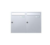C-01 2 sistema di cassette per le lettere da parete in acciaio inox V2A