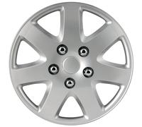 Set Kit 4 copricerchi 13'' in ABS vernice metallizata. Bulloni cromati. C-089