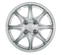Set Kit 4 copricerchi 13'' in ABS vernice metallizata. Bulloni cromati. C-099