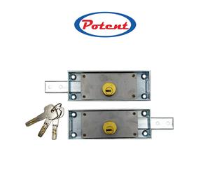 C-1625.FLAT Potent serrature a cilindro per serranda accoppiate con chiave punzonata