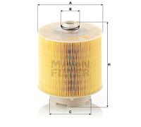 C 17 137 x MANN-FILTER Filtro aria per AUDI