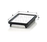MANN-FILTER filtro aria C24019 cartuccia 233x143x30 mm