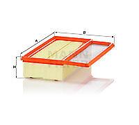 C 24 080 MANN-FILTER Filtro aria per FIAT,OPEL