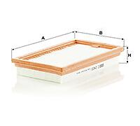 MANN-FILTER filtro aria C2420 cartuccia 232x137x34 mm