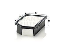 C 25 013 MANN-FILTER Filtro aria per KIA