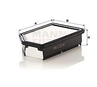 MANN-FILTER C 25 016 Filtro dell'aria - AUTOVETTURE + VEICOLI COMMERIALI