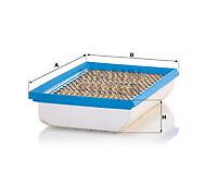 C 25 044 MANN-FILTER Filtro aria per FIAT