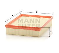 MANN-FILTER C 25 109 Filtro dell'aria - per Autovetture + veicoli commeriali