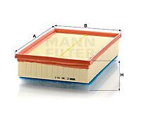 C 30 011 MANN-FILTER Filtro aria per ,NISSAN,OPEL,RENAULT,VAUXHALL