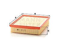 Filtro aria MANN-FILTER C 30 171
