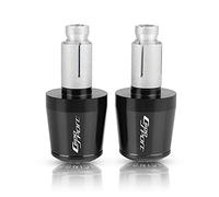 C 600 Sport Moto 7/8 "22 MM Manubrio Manopole Manubrio End Cap Per BMW C600 Sport 2011 2012 2013 2015 CNC In Alluminio (Color : Black)