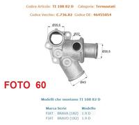 C.736.82 TERMOSTATO COMPLETO FIAT BRAVO-BRAVA 1.9 DS