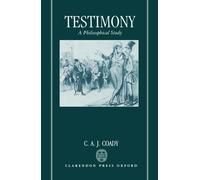 C. A. J. Coady Testimony (Copertina rigida)