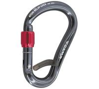 Camp Atom Belay Lock - moschettone HMS Anthracite/Red unisex Alluminio